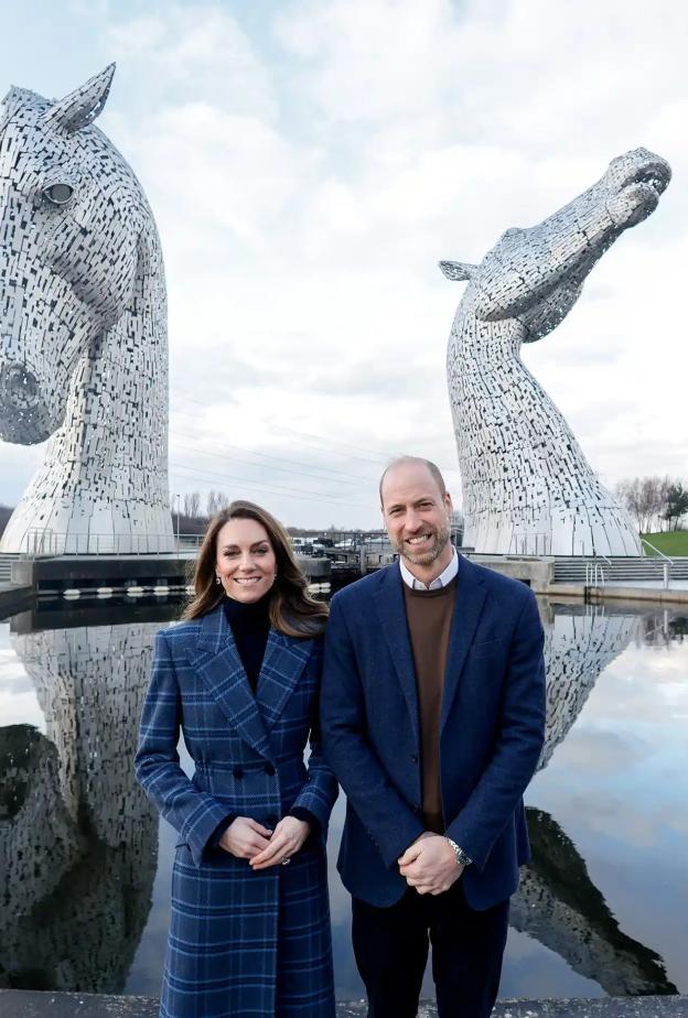 ويليام وكيت في قلب اسكتلندا