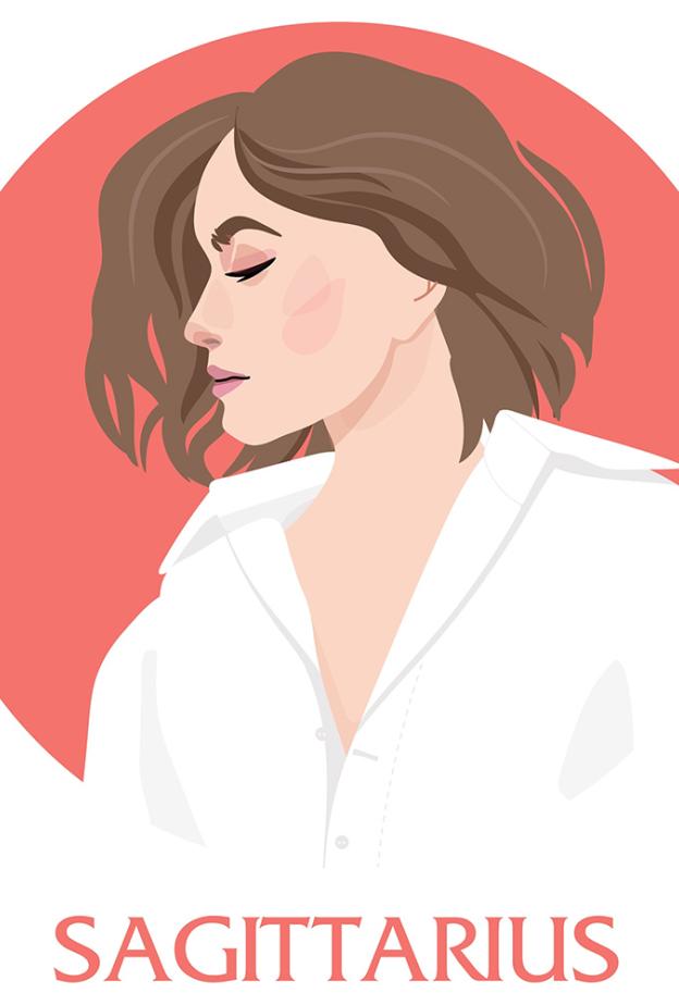 صفات عشريات برج القوس الثلاثة