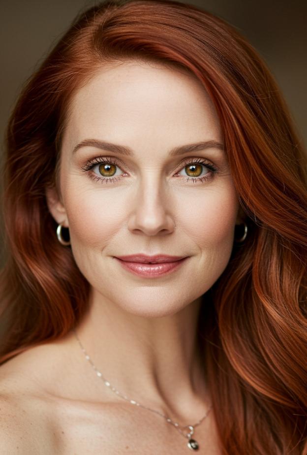 اللون النحاسي يمنح الخصل إشراقة واضحة وحركة بصرية تجعل الشعر يبدو أكثر حياة وديناميكية