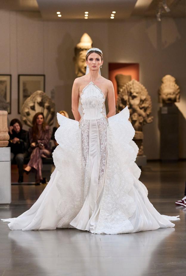 فستان زفاف منال عجاج لربيع وصيف 2026