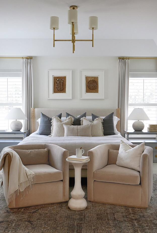 التصميم المدروس لغرفة النوم، يحولها لمساحة مريحة وفاخرة