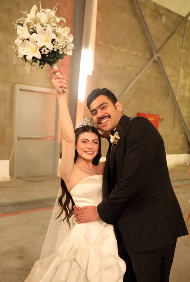 تارا عبود عروسا في مسلسل فخر الدلتا