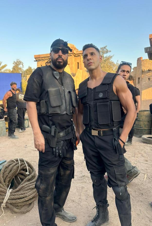 حسن أبو الروس ينضم إلى فيلم أكشن عالمي إلى جانب فرنش مونتانا وأحمد السقا