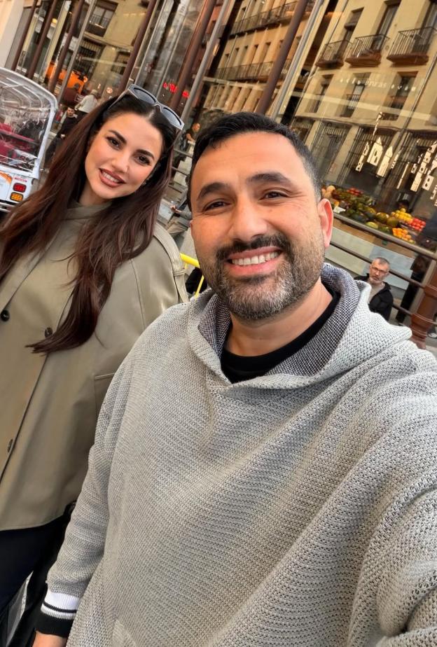 درة وهاني سعد في مدريد