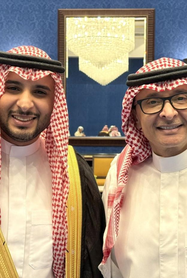 المطرب السعودي وابنه عبد الله