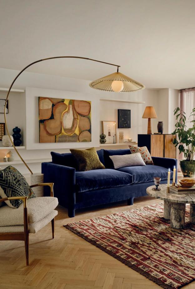 يفضل التصميم الحديث المزج بين الأثاث والمواد