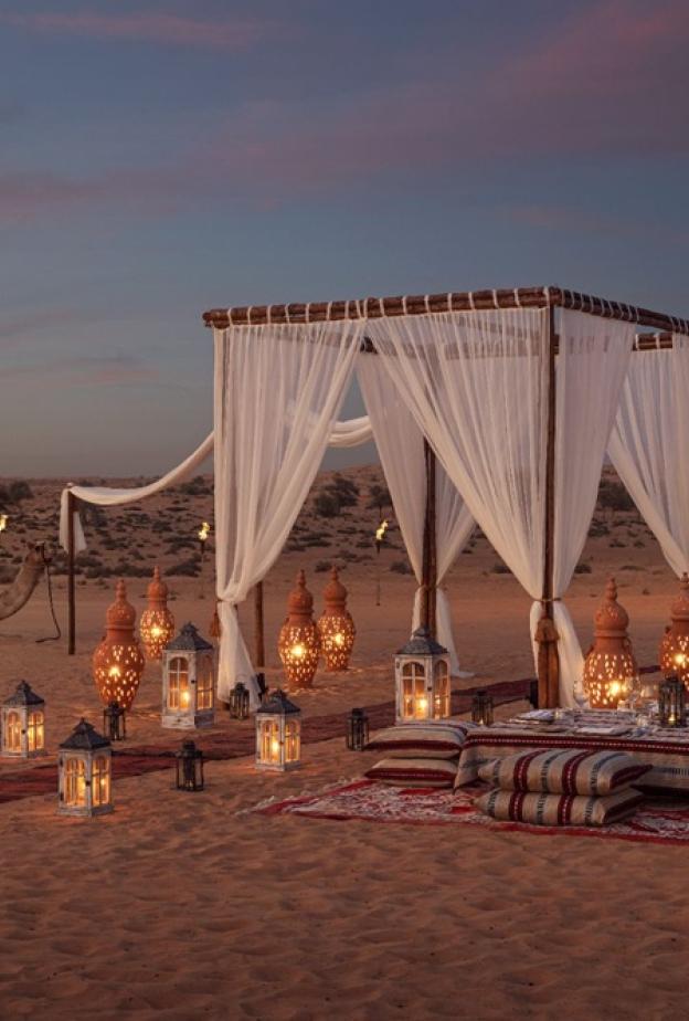 منتجع وسبا الصحراء الفاخر المها