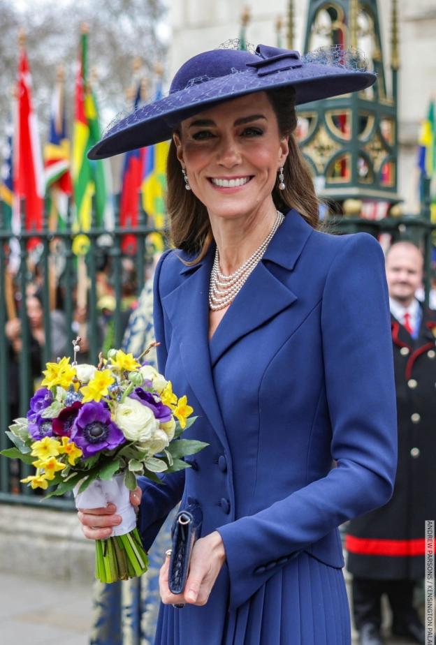 إطلالة كيت ميدلتون تلخص تاريخ العرش في يوم الكومنولث