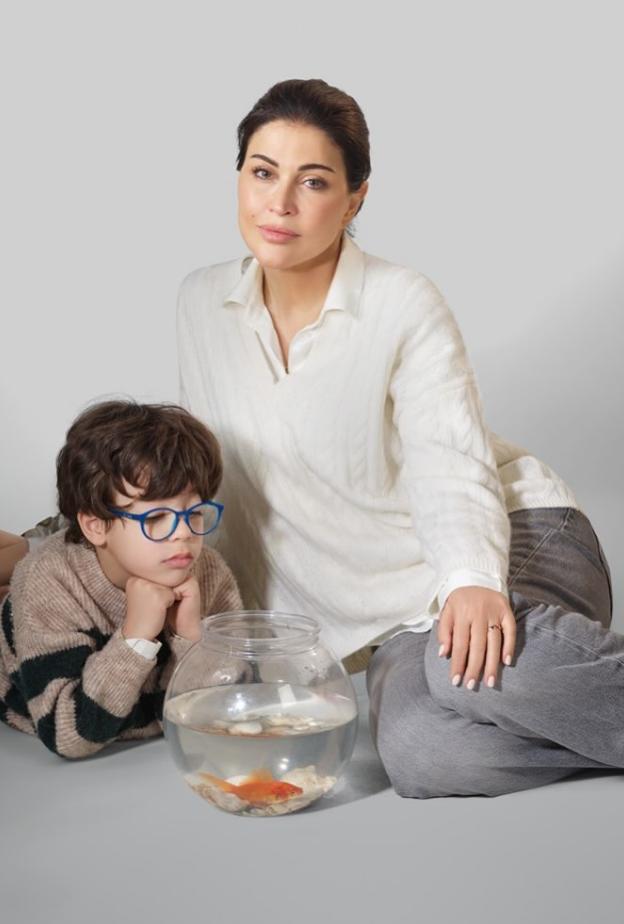 جومانا مراد بطلة مسلسل اللون الأزرق