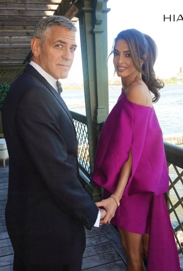 جورج كلوني وزوجته أمل