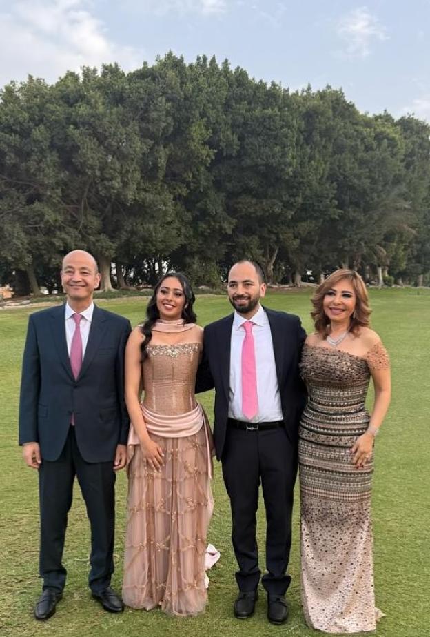 حفل خطوبة نور نجل عمرو أديب ولميس الحديدي