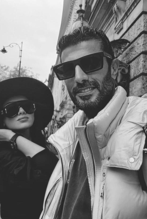 مي عمر ومحمد سامي في أوروبا