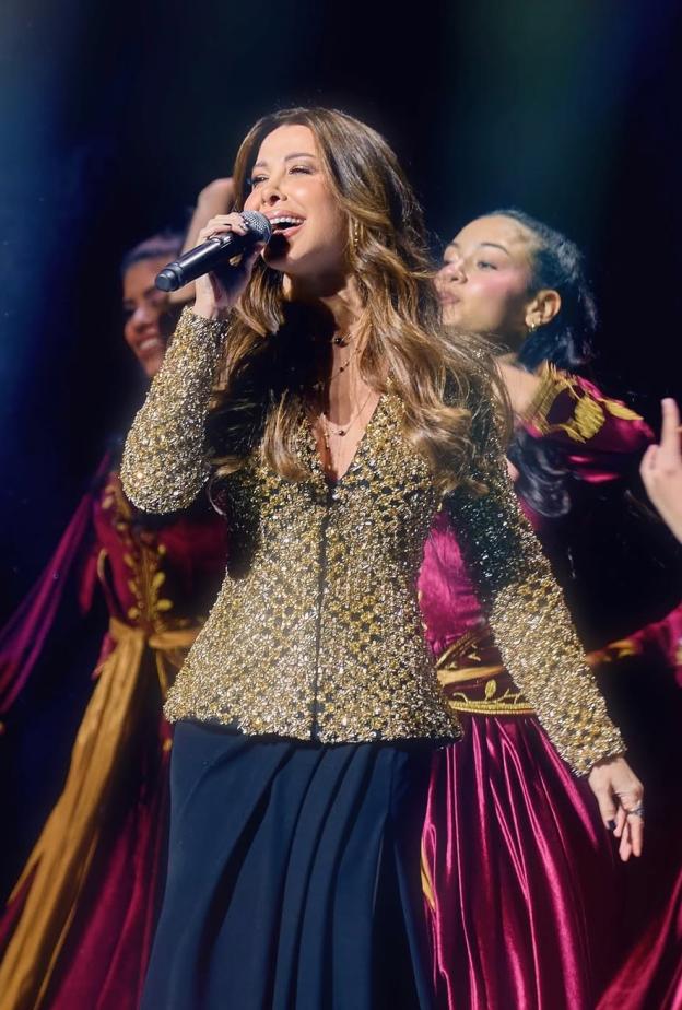 نانسي عجرم تحيي حفل بدر محمد عبده