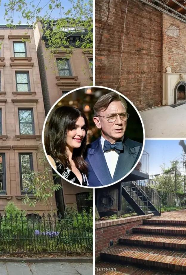 Daniel Craig and Rachel Weisz are selling their Cobble Hill mansion.