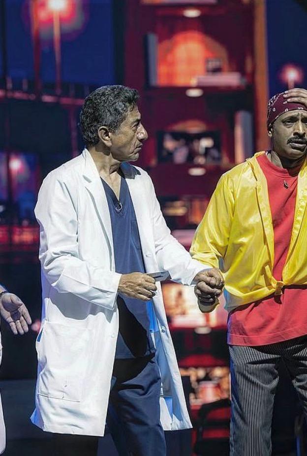 ناصر القصبي في مسرحية الشنطة