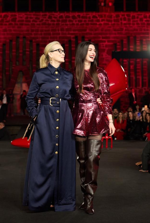 ميريل ستريب وآن هاثاواي