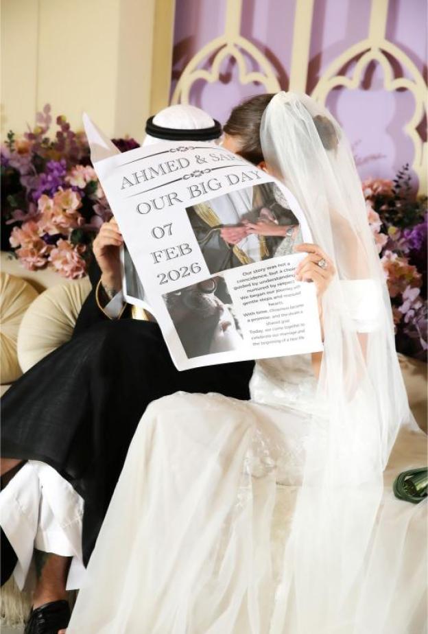 من تصوير الاعراس بكاميرا المصورة ابرار العدوان