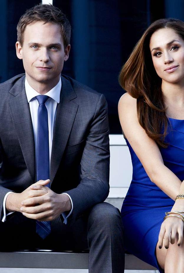 Meghan Markle and Patrick J. Adams