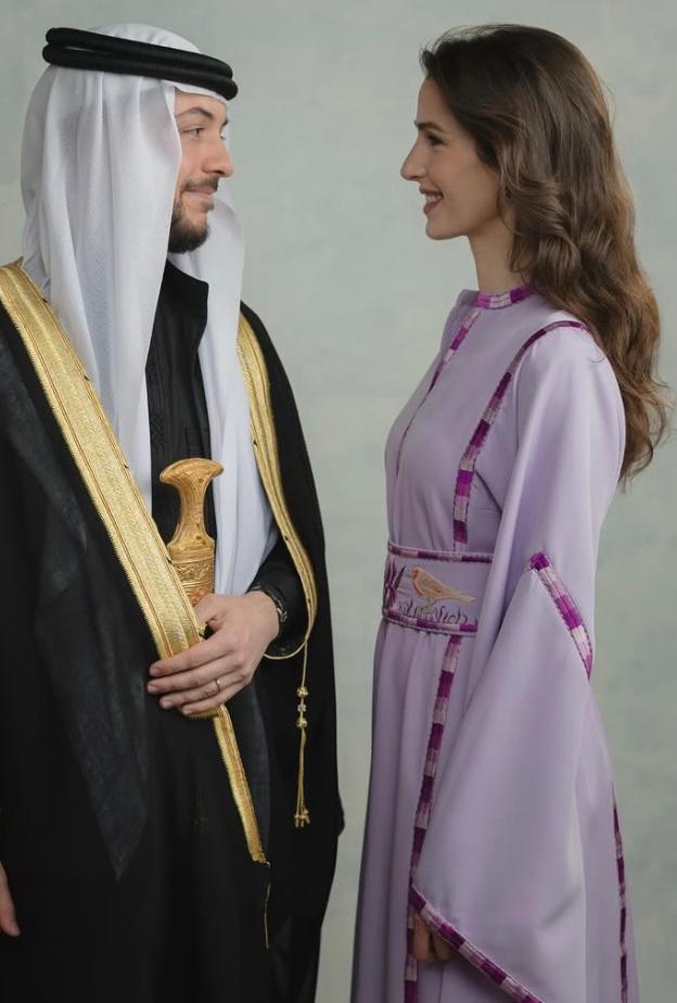 أجمل مجوهرات الأميرة رجوة في عيد ميلاد الأمير الحسين 