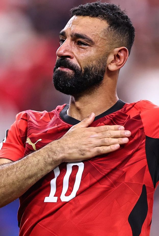 بكاء محمد صلاح بعد المباراة