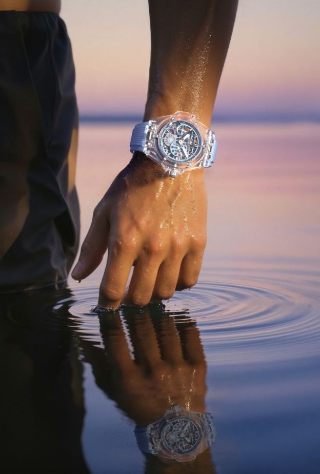 Hublot Big Bang Sapphire Sky Blue... عندما يلتقي الصفير بالابتكار
