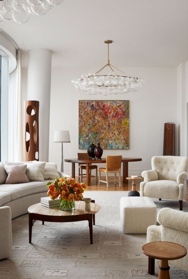 أفكار لتطبيق الديكور الاسكندنافي الفاخر Luxury Scandi باستخدام أرقى قطع الأثاث