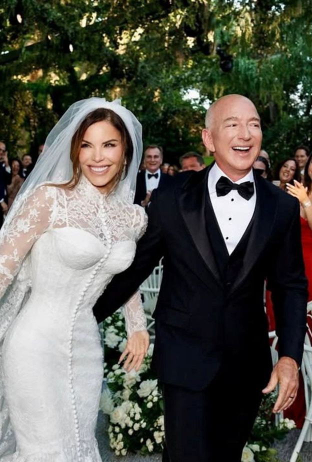 جيف بيزوس Jeff Bezos ولورين سانشيز بيزوس Lauren Sánchez Bezos