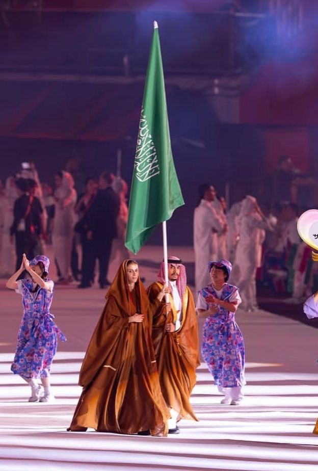 من هي يارا العمري التي رفعت راية السعودية في افتتاح آسياد ناغويا 2026؟