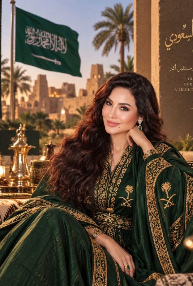 طرق تنسيق المجوهرات في العيد الوطني على طريقة النجمات