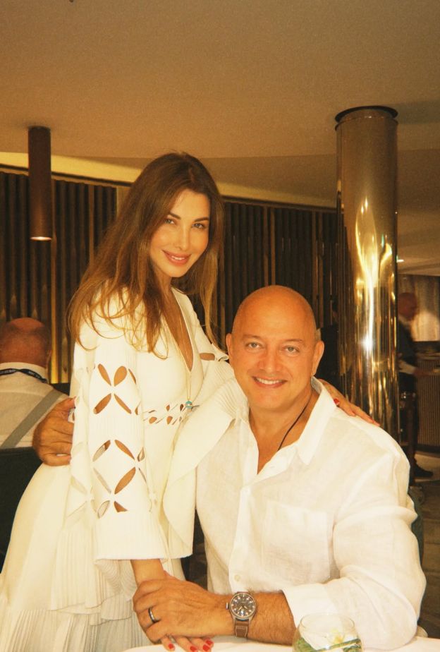 نانسي عجرم وزوجها