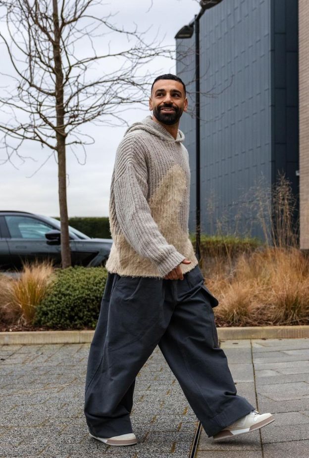 اول ظهور لمحمد صلاح مع ابنه ليل