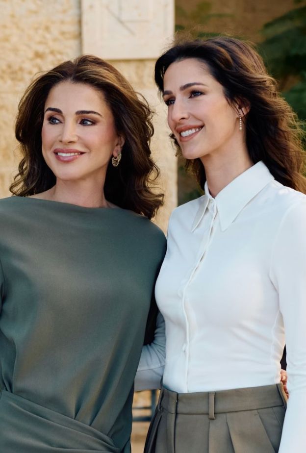 أقراط الملكة رانيا والأميرة رجوة تصاميم راقية تخطف الأنظار