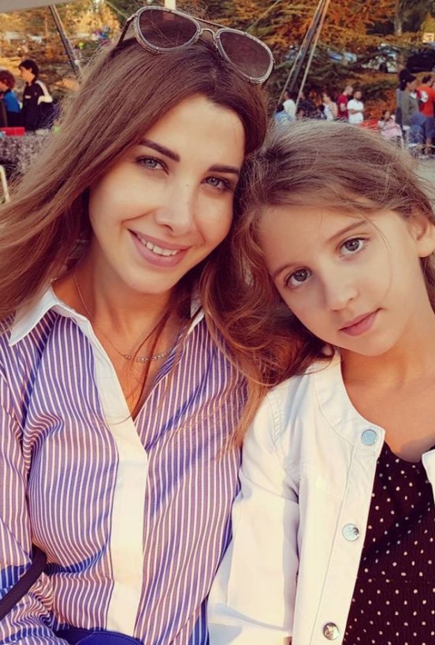 نانسي عجرم وابنتها ميلا