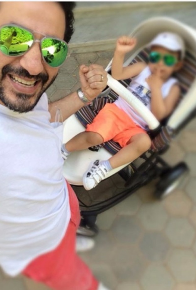 أحمد حلمي وابنه سليم