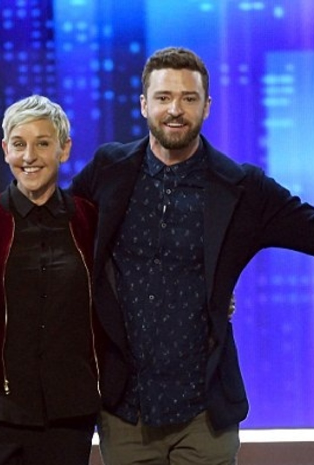 جاستن تمبرليك و إيلين دي جينيريز 