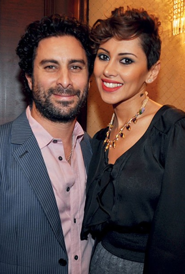 ياسمين رئيس وزوجها