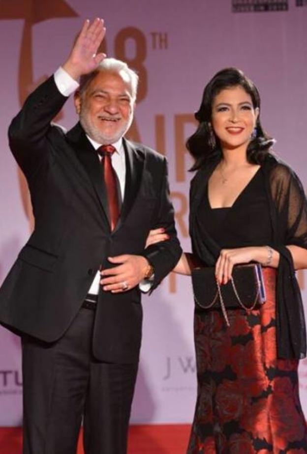 سامح الصريطي مع زوجته السابقة