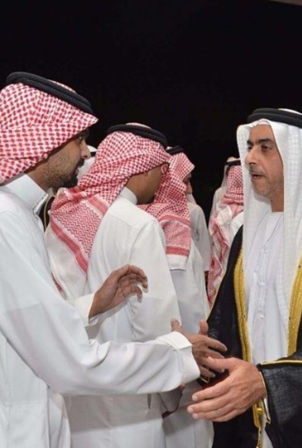 استقبال المعزين في وفاة الأمير مشعل بن عبدالعزيز