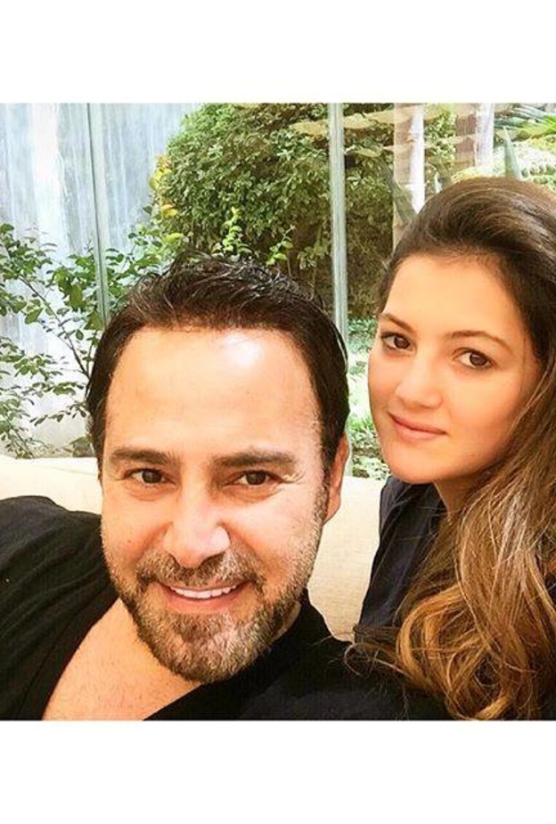 عاصي الحلاني وابنته دانا