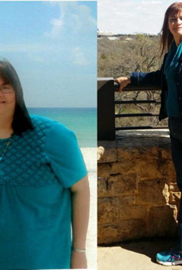 نجحت كلارا في إنقاص حوالي 110 كيلوغرام من وزنها