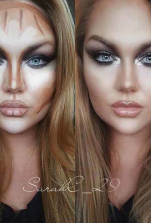 تقنية كونتور غريبة وغير تقليدية