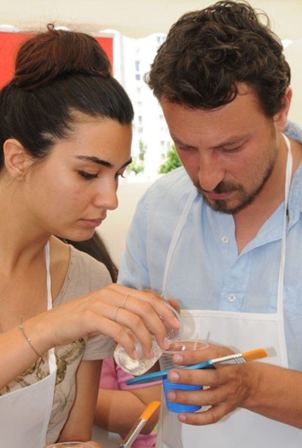 توبا بويوكستون وزوجها