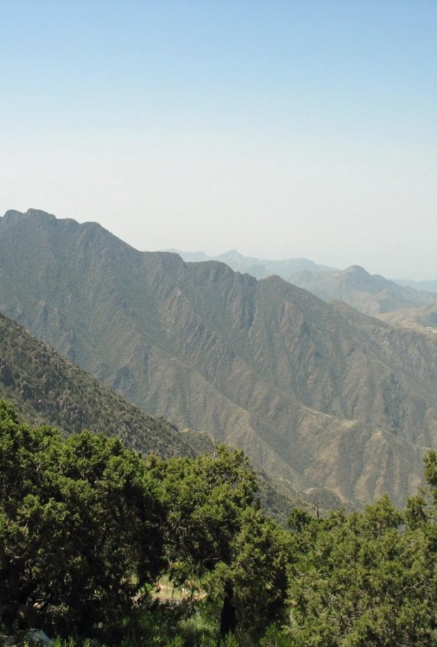 مرتفعات عسير معرضة لهطول الأمطار