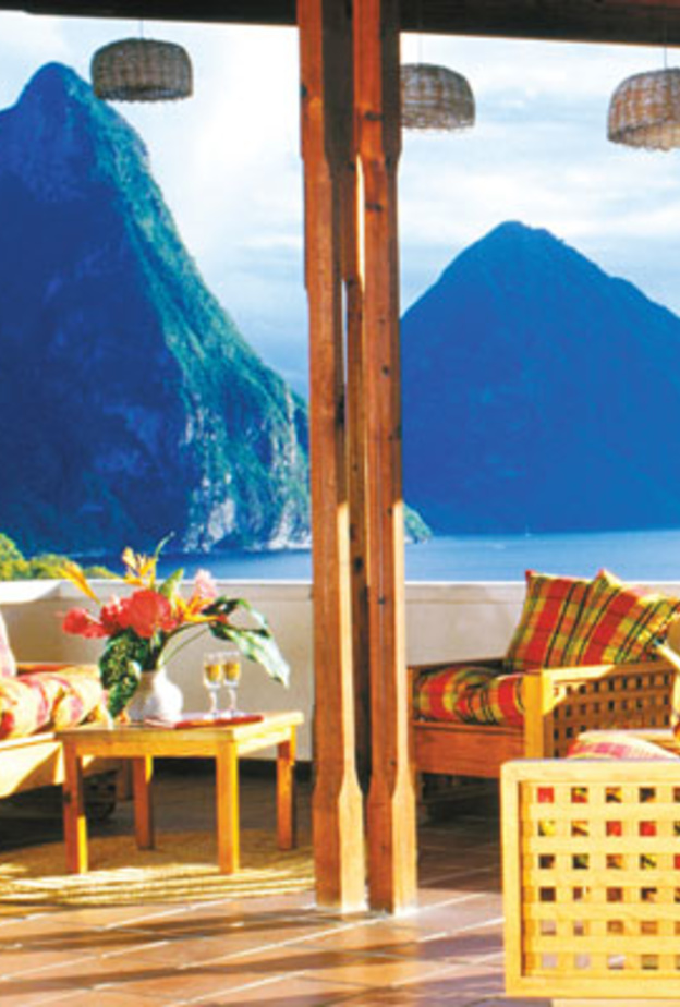 Anse Chastanet - St. Lucia - View.