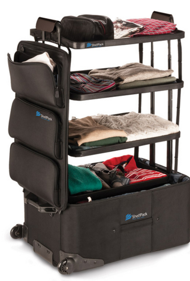 مستقبل الأمتعة مع حقيبة سفر ShelfPack