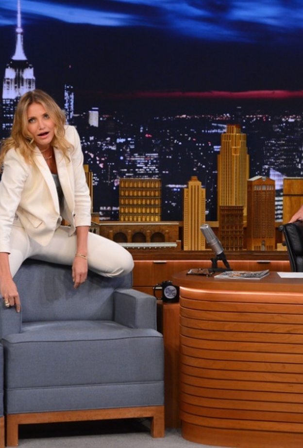 بالصور: كاميرون دياز تزور برنامج 'The Tonight Show'