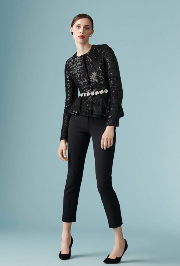 Jenny Packham فستان سهرة أسود من مجموعة كروز