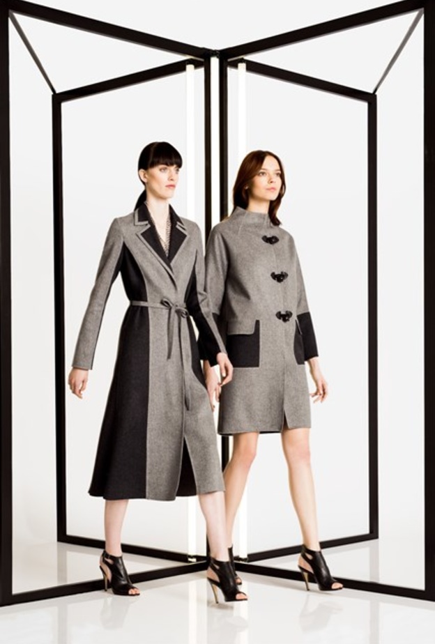 فساتين رمادية من Carolina herrera Prefall 2016