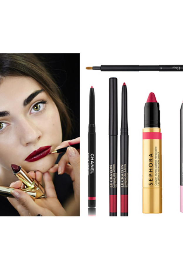 أقلام تحديد الشفاه تسهّل تمرير أحمر الشفاه