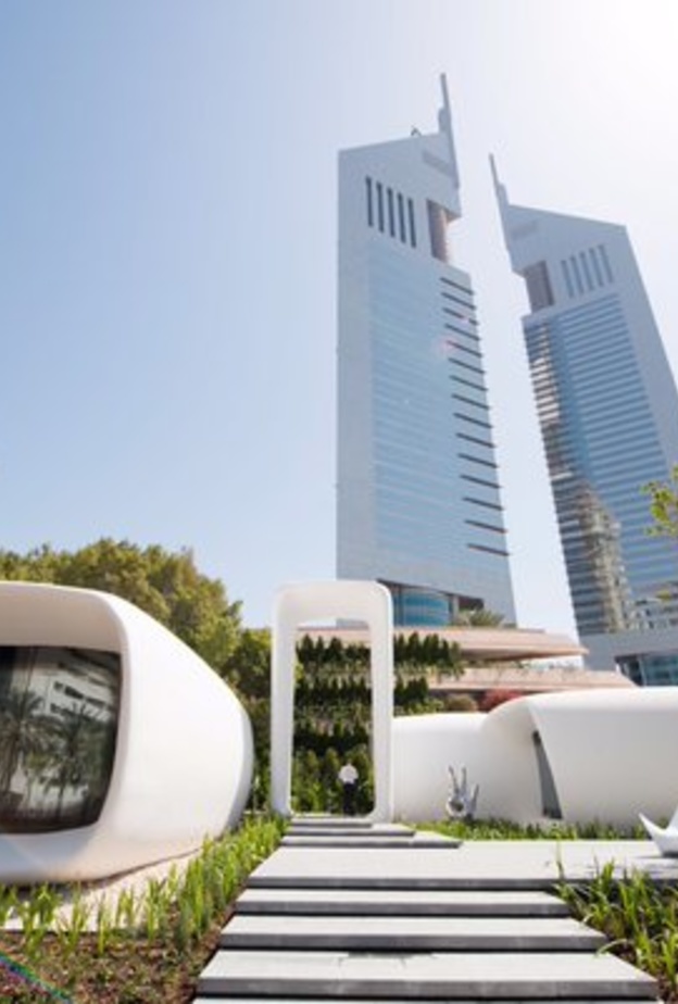  دبي تفتتح اول مكتب في العالم مبني بتقنية الطباعة ثلاثية الأبعاد